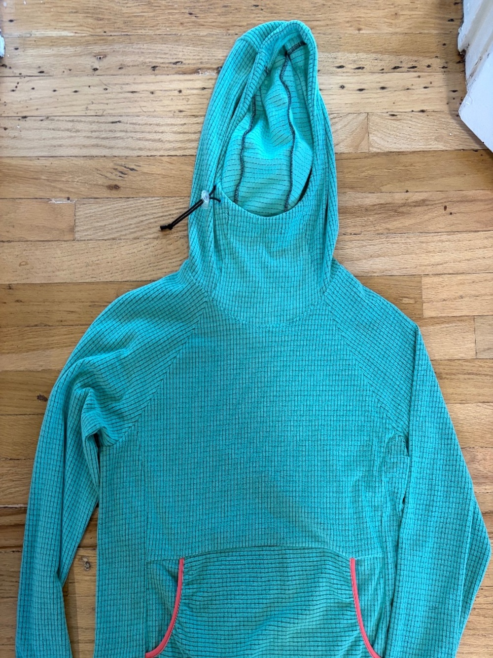Teal Polartec Microgrid Hoodie